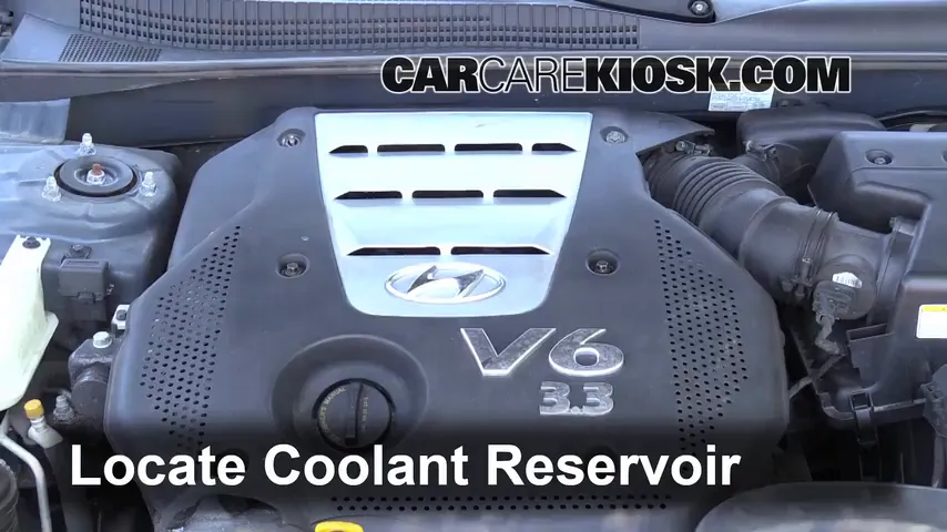 2006 Hyundai Sonata LX 3.3L V6 Coolant (Antifreeze) Check Coolant Level
